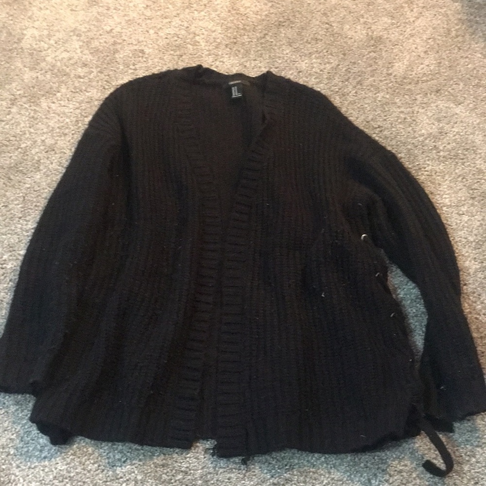 black layering sweater